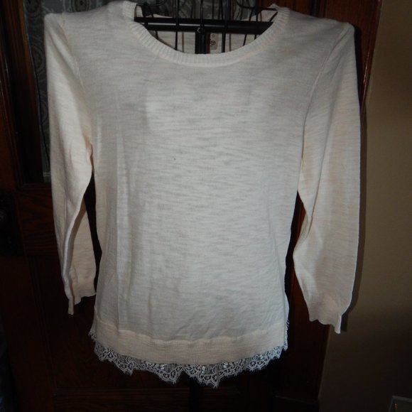 Ladies Como Vintage Lightweight Layered Look Sweater - Size L - Picture 2 of 6
